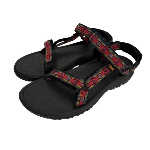 Teva Hurricane XLT 2 Canyon Red Sandals Women Size 10 Aztec Water Hiking Shoes - Picture 1 of 8